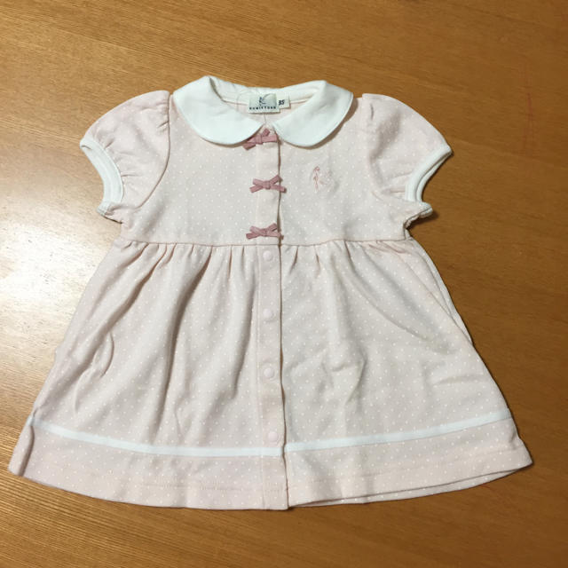 kumikyoku（組曲）(クミキョク)のKUMIKYOKU◎80cm りぼんワンピース◎ キッズ/ベビー/マタニティのベビー服(~85cm)(ワンピース)の商品写真