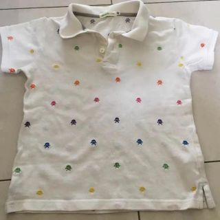 ビームスボーイ(BEAMS BOY)のBEAMS mini スカルポロシャツ サイズ130(Tシャツ/カットソー)