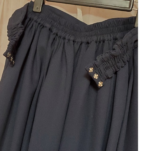 LODISPOTTO(ロディスポット)のロディスポット⑅﻿ネイビーフレアスカート レディースのスカート(ひざ丈スカート)の商品写真