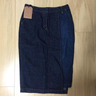 トゥデイフル(TODAYFUL)のTODAYFUL indigo SK(ひざ丈スカート)