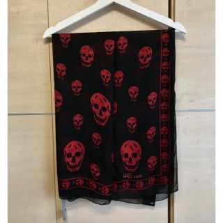 アレキサンダーマックイーン(Alexander McQueen)のAlexander McQueen アレクサンダーマックイーン スカル スカーフ(バンダナ/スカーフ)