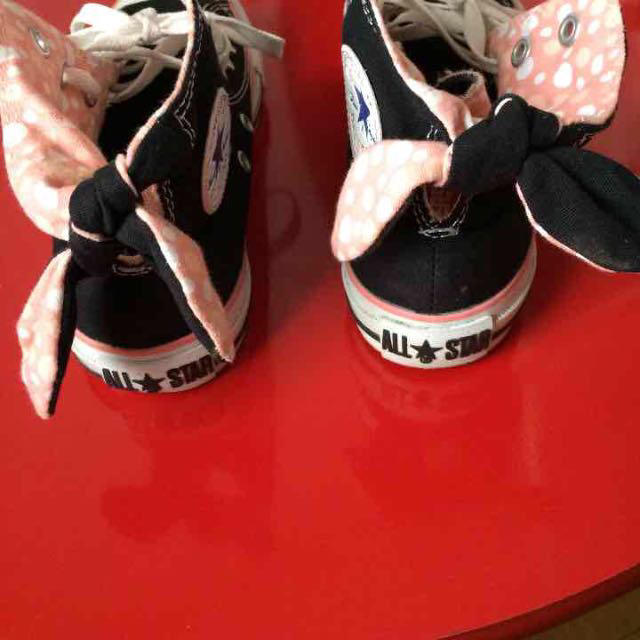 CONVERSE(コンバース)のリボン ハイカット レディースの靴/シューズ(スニーカー)の商品写真
