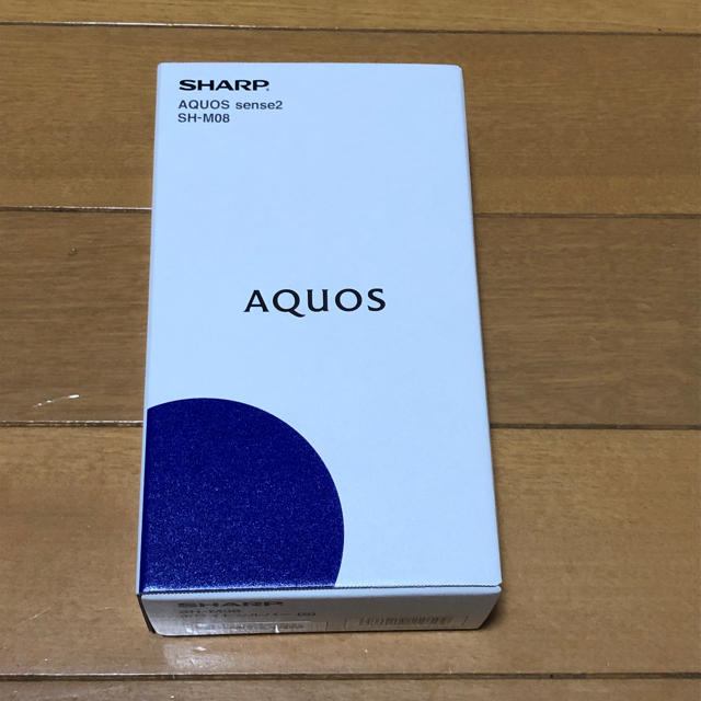 新品未開封AQUOS sense2 SH-M08 ホワイトシルバーSIMフリー