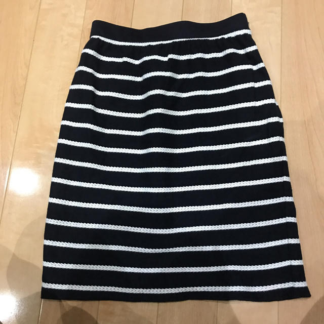 ANAYI(アナイ)のANAYI  マリン ボーダータイトスカート レディースのスカート(ひざ丈スカート)の商品写真