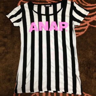 アナップ(ANAP)のANAP ストライプTシャツ(Tシャツ(半袖/袖なし))