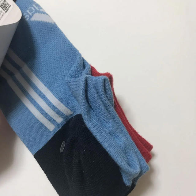 adidas(アディダス)の◎新品！adidas アディダス ソックス 3足セット 23-25 キッズ/ベビー/マタニティのこども用ファッション小物(靴下/タイツ)の商品写真