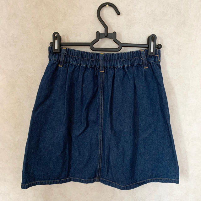 WEGO(ウィゴー)のWEGO デニム台形スカート レディースのスカート(ひざ丈スカート)の商品写真