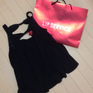 リップサービス(LIP SERVICE)のリップサービス バックリボンタンクトップ(ミニワンピース)