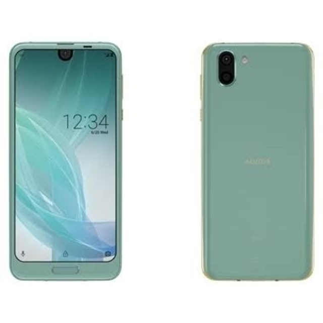 新品 au AQUOS R2 SHV42 アクアマリン(460-5)