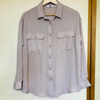 ユニクロ(UNIQLO)の新品 UNIQLO ユニクロ/シアーシャツ(シャツ/ブラウス(長袖/七分))