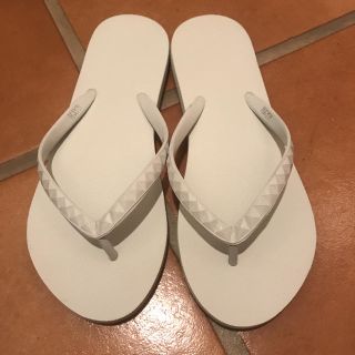 ハワイアナス(havaianas)のY様専用！HYAN ハイアン  ビーチサンダル  37サイズ 白(ビーチサンダル)