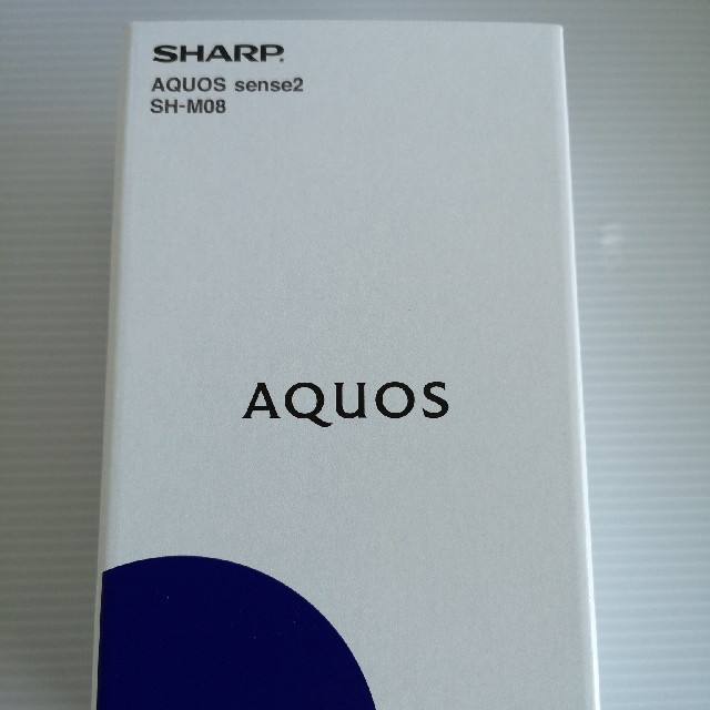 (新品)SHARP AQUOS sense2 SH-M08 ホワイトシルバー