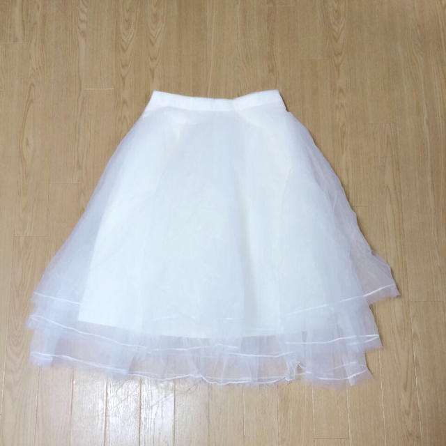DazyClair(デイジークレア)のDazyClairオーガンジースカート レディースのスカート(ひざ丈スカート)の商品写真