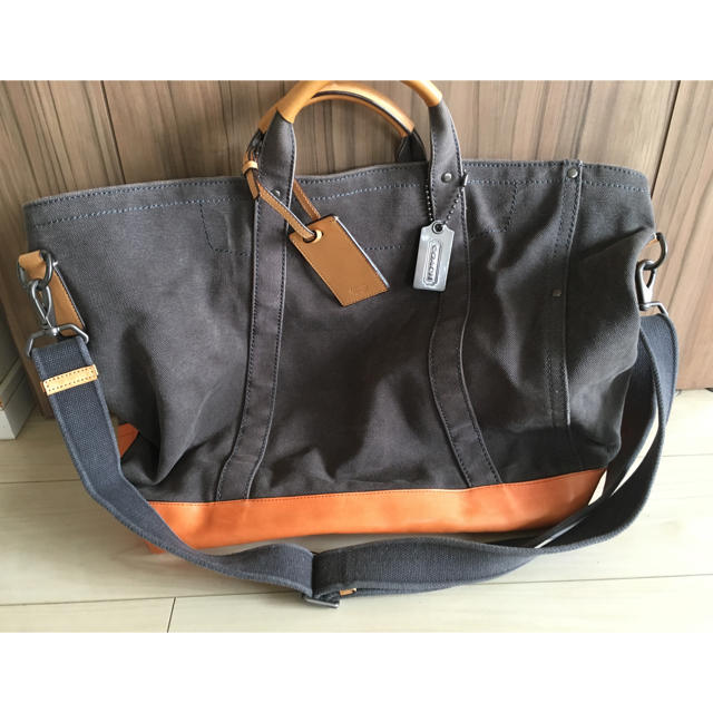 トートバッグCOACH ウォッシュド キャンバス トートバッグ