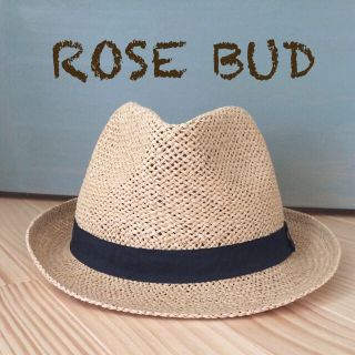 ローズバッド(ROSE BUD)のROSE BUD ストローハット(麦わら帽子/ストローハット)