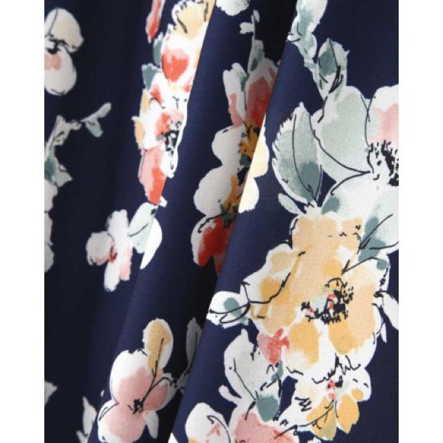 PROPORTION BODY DRESSING(プロポーションボディドレッシング)の新品♡定価10360円 大人気の花柄プリントスカート  ネイビー レディースのスカート(その他)の商品写真