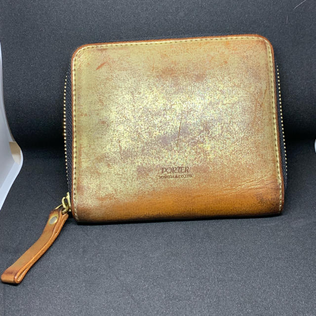 PORTER(ポーター)のPORTER FOIL gold wallet ¥24000 金色財布 メンズのファッション小物(折り財布)の商品写真