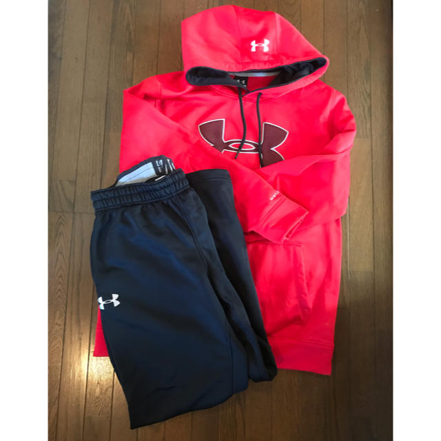 UNDER ARMOUR(アンダーアーマー)の【美品】UNDER ARMOUR☆裏起毛ジャージ 上下セット☆XL メンズのトップス(ジャージ)の商品写真