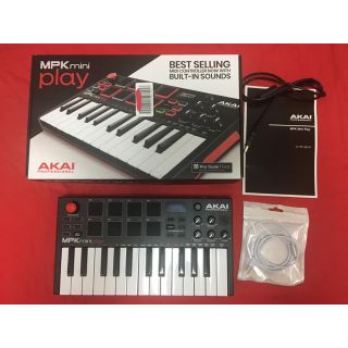 AKAI MPK mini play【ライトニングケーブル付き】(MIDIコントローラー)