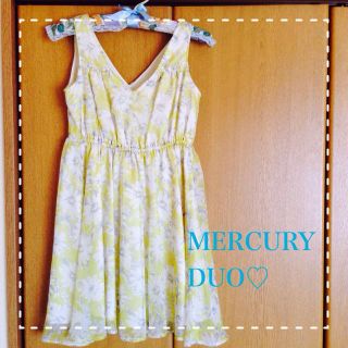 マーキュリーデュオ(MERCURYDUO)のデュオ マーガレットワンピ♡(ミニワンピース)