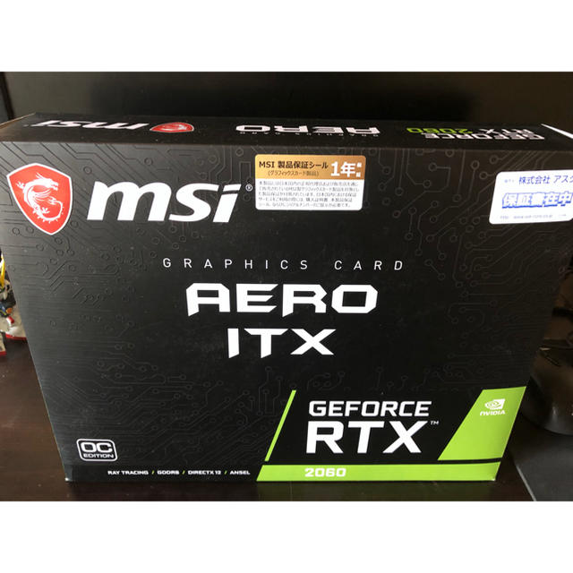 msi rtx2060 aero itx 6g グラフィックボード