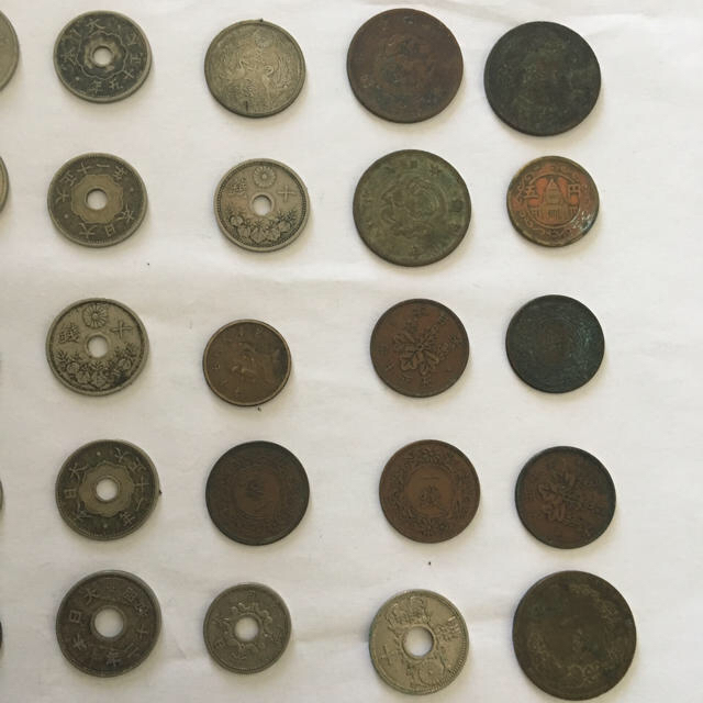 古銭 34枚 エンタメ/ホビーの美術品/アンティーク(貨幣)の商品写真
