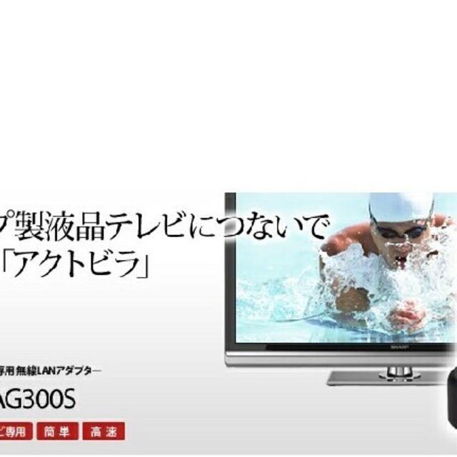 Buffalo(バッファロー)のバッファロー WLI-UV-AG300S アクオス用USB無線LANアダプター スマホ/家電/カメラのテレビ/映像機器(映像用ケーブル)の商品写真