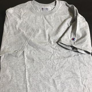 チャンピオン(Champion)のタグなし 未使用 Champion グレー Tシャツ USA Lサイズ(Tシャツ/カットソー(半袖/袖なし))