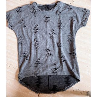 アンティカ(antiqua)のダメージデザイン 半袖Tシャツ(Tシャツ(半袖/袖なし))