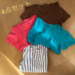 ヴィス(ViS)のTシャツ（vis2枚）M size 3枚、ズボンL size1枚(Tシャツ(半袖/袖なし))