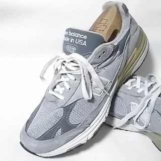 ニューバランス(New Balance)の
希少アメリカ製ビンテージ！ニューバランス993高級スニーカー王道灰銀
！

(スニーカー)