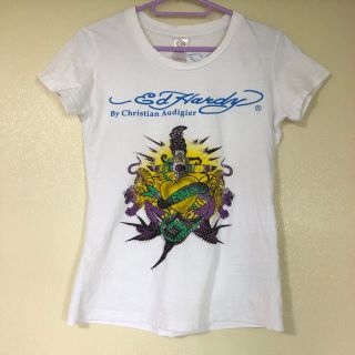 エドハーディー(Ed Hardy)のエドハーディー M ホワイト Tシャツ(Tシャツ(半袖/袖なし))