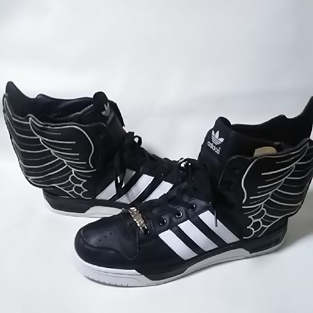 JEREMY SCOTT - 王道ウィング!ジェレミースコット×アディダスコラボスニーカー黒白希少29 の通販 by たつむし's shop