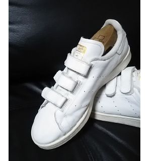 【レア】adidas 25cm ベルクロ スタンスミス風スニーカー 新品