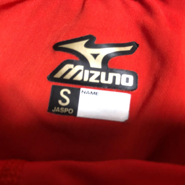 MIZUNO(ミズノ)のスパッツ ショート ・レッド スポーツ/アウトドアのトレーニング/エクササイズ(トレーニング用品)の商品写真