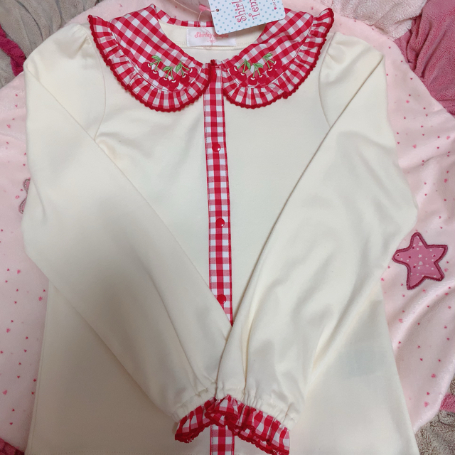 即納!最大半額!】 Shirley Temple 120 ワンピース ☆専用☆チェリー