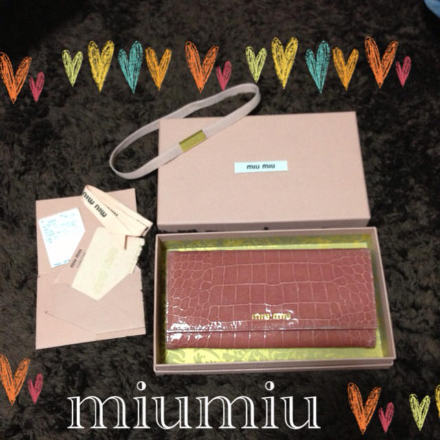 MIU MIU - miumiu♥ピンクのお財布