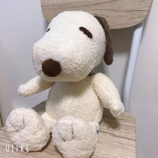 スヌーピー(SNOOPY)のスヌーピー［ビッグぬいぐるみ］ベージュ(ぬいぐるみ)