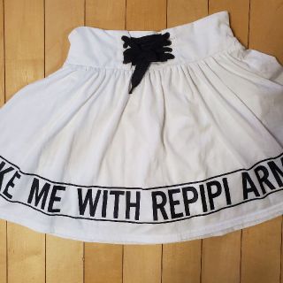 レピピアルマリオ(repipi armario)のレピピ　白　スカート(スカート)