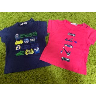 【新品タグ付き】ファミリア Tシャツパンツセット80㎝☆