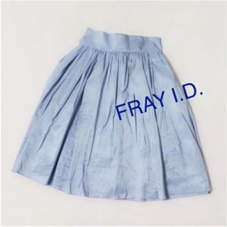 フレイアイディー(FRAY I.D)のバックリボンスカート(ひざ丈スカート)