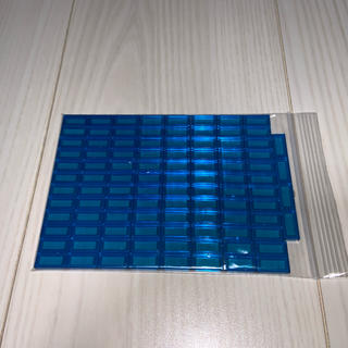 レゴ(Lego)のレゴ LEGO ブロック  1×2 タイル トランス ブルー クリアー 100個(積み木/ブロック)