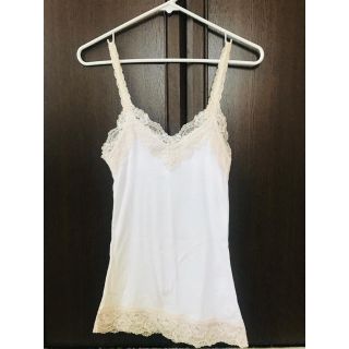 アバクロンビーアンドフィッチ(Abercrombie&Fitch)のSALE! アバクロ white lace cami size S(キャミソール)