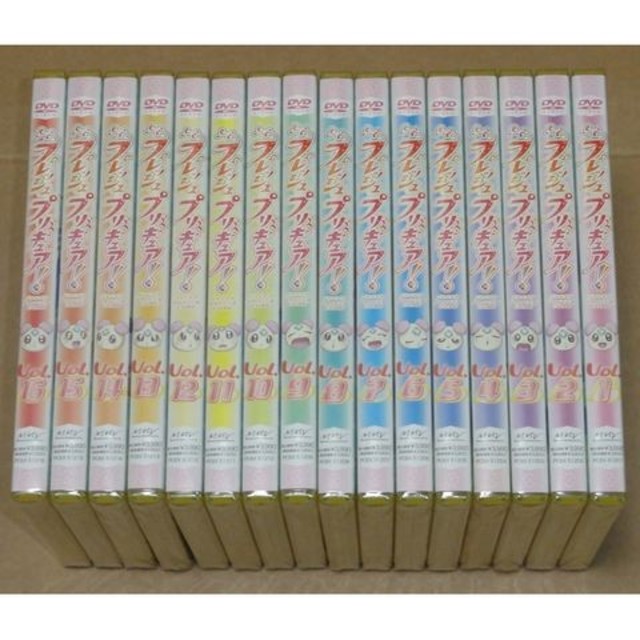 てなグッズや 新品 初回全16巻 DVD フレッシュプリキュア アニメ