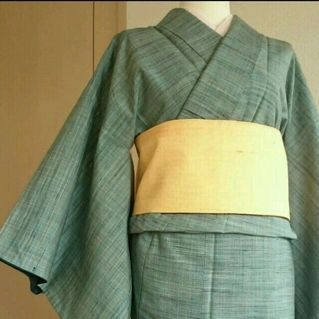 正絹 紬 袷 身丈157 裄63.5 レディースの水着/浴衣(着物)の商品写真