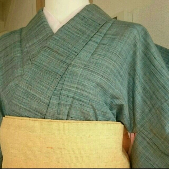 正絹 紬 袷 身丈157 裄63.5 レディースの水着/浴衣(着物)の商品写真