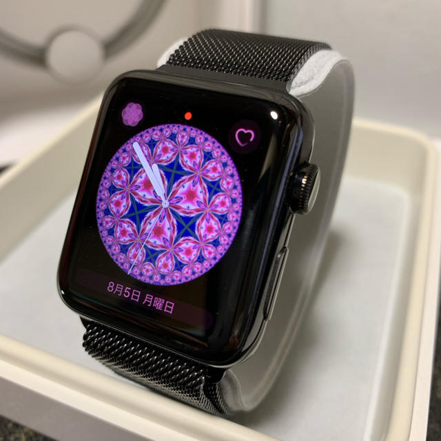 美品 Apple Watch Series 2 42mm 純正 ミラネーゼループ