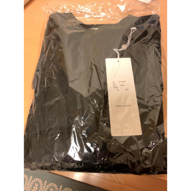 COMOLI(コモリ)のCOMOLI 裏毛 Tシャツ サイズ3 未開封 black メンズのトップス(Tシャツ/カットソー(半袖/袖なし))の商品写真