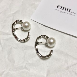 エンフォルド(ENFOLD)の#344   イヤカフデザイン シルバー パール ピアス(ピアス)