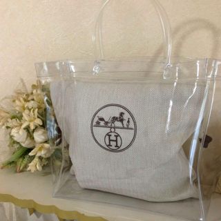 エルメス(Hermes)の【専用です】HERMES♡保存袋 巾着♡クリアバッグ付き(ショップ袋)